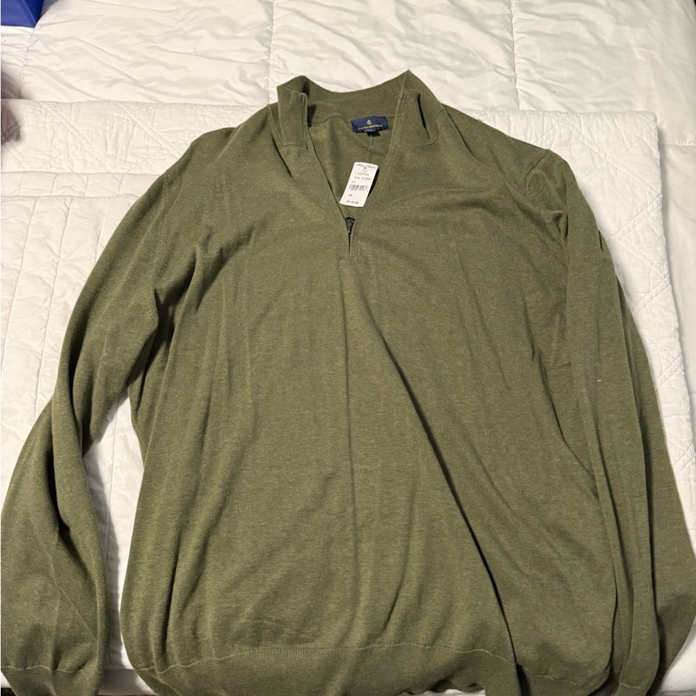 Brooks Brothers quarter zip new with tags